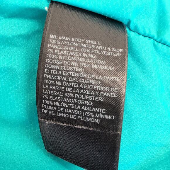 The North Face Steep Series Blue 700 Down Fill Puffer Coat Large Blue Hooded Zip - Picture 7 of 10